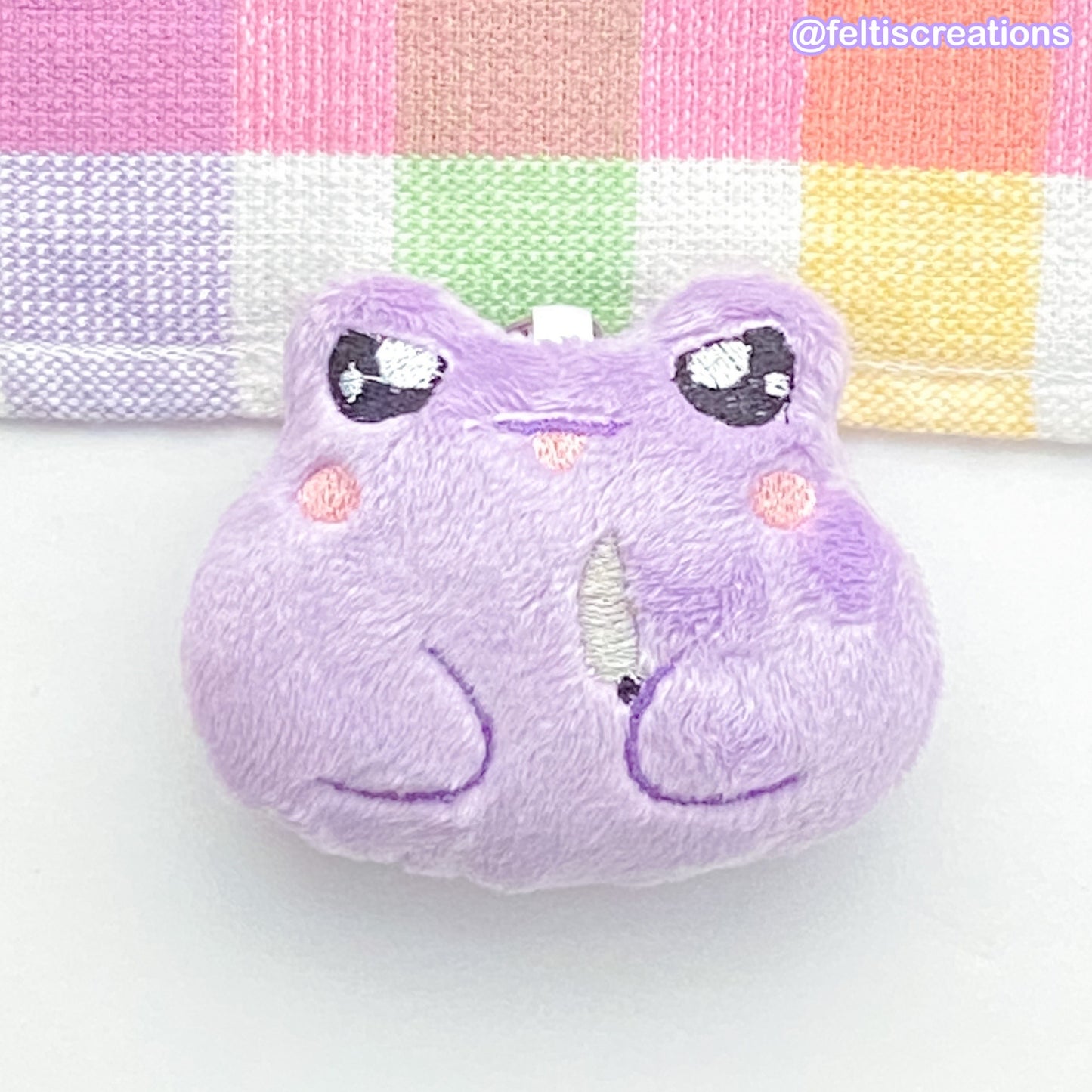 Knife Frog Plush Keychain