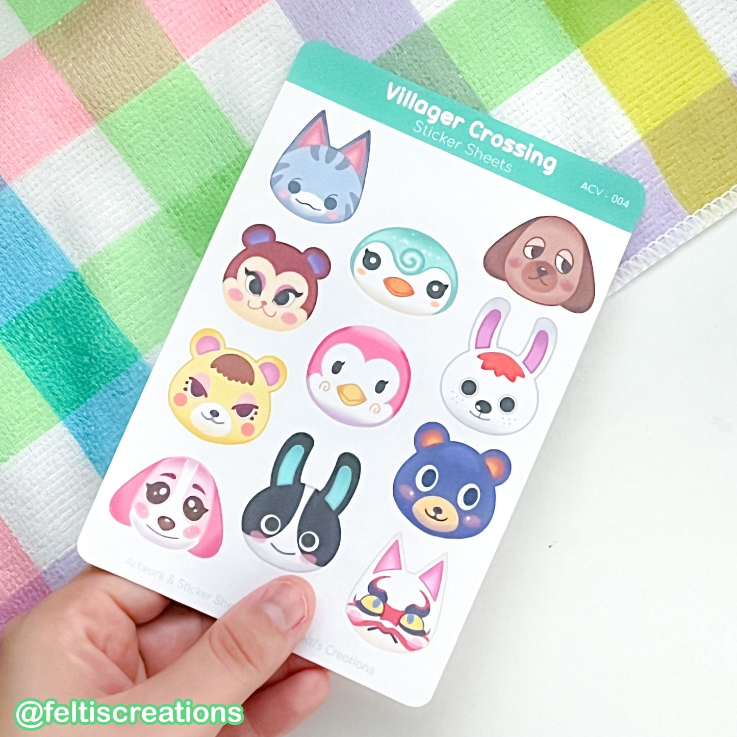 Villager Crossing Sticker Sheet 4