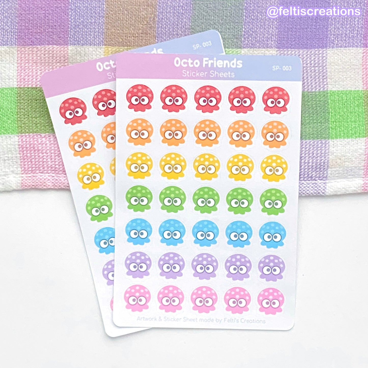 Octo Friends Sticker Sheet