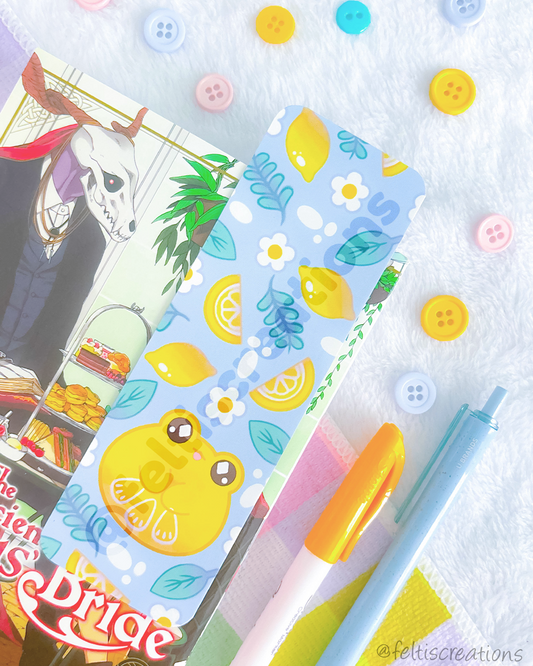 Lemon Frog Bookmark