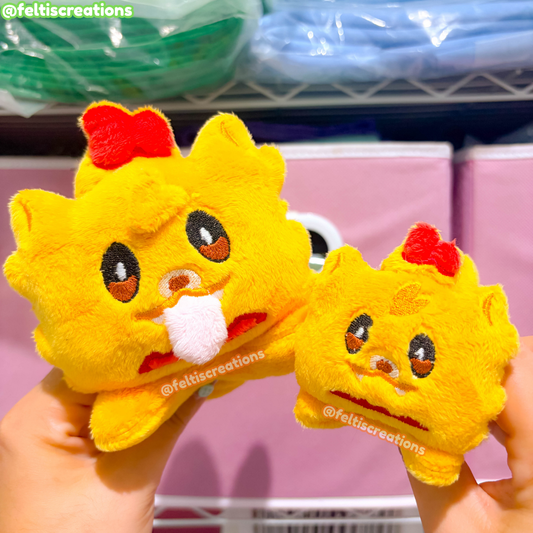 Patreon Vault - Fire Pom Mini Plush -  April 2026