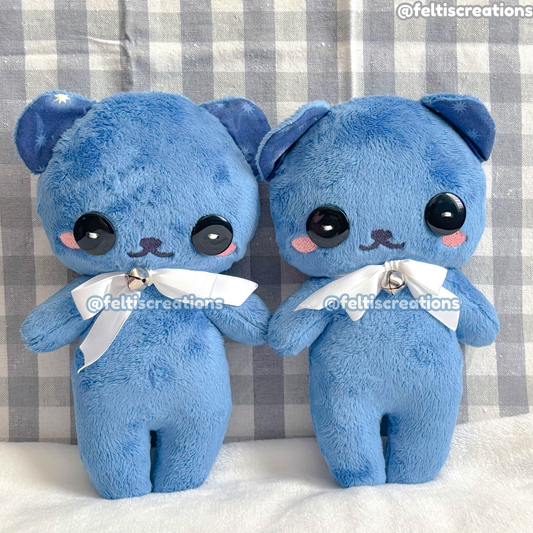 Button Pals Plushies -Blue Starry
