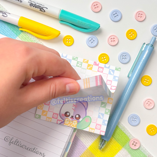 Patches Check Sticky Notes