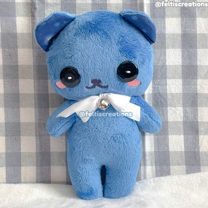 Button Pals Plushies -Blue Starry