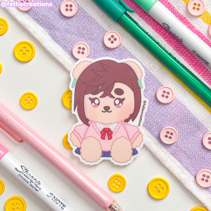 Sassy Psychic Teddy Vinyl Stickers