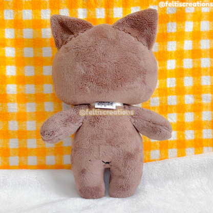 Button Pals Plushies - Milk Chocolate Gingham
