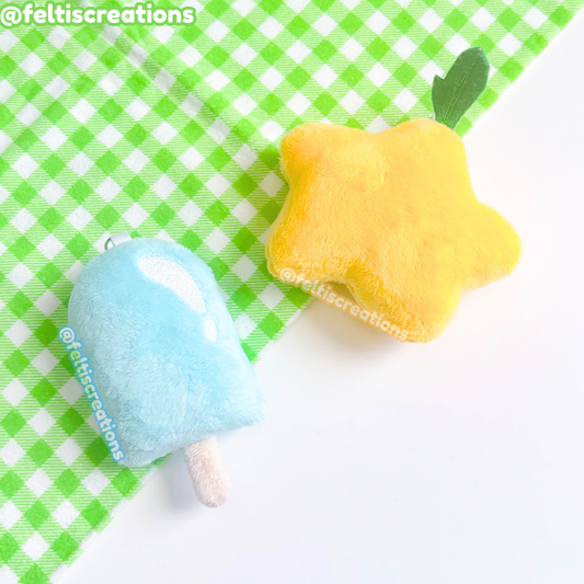 Paopu Fruit + Sea-Salt Ice Cream Plush Keychain