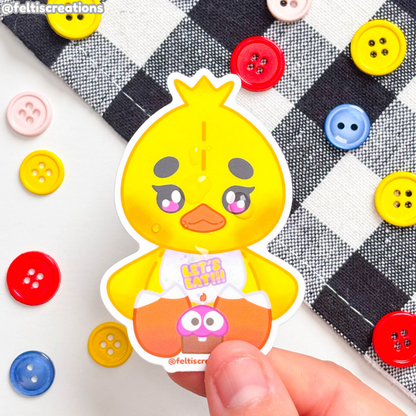 Animatronic Plushies Vinyl Stickers