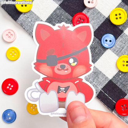 Animatronic Plushies Vinyl Stickers