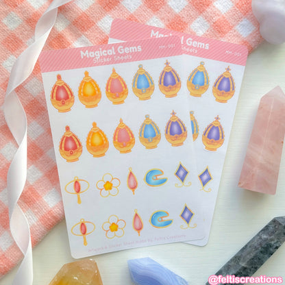 Magical Gems Sticker Sheet