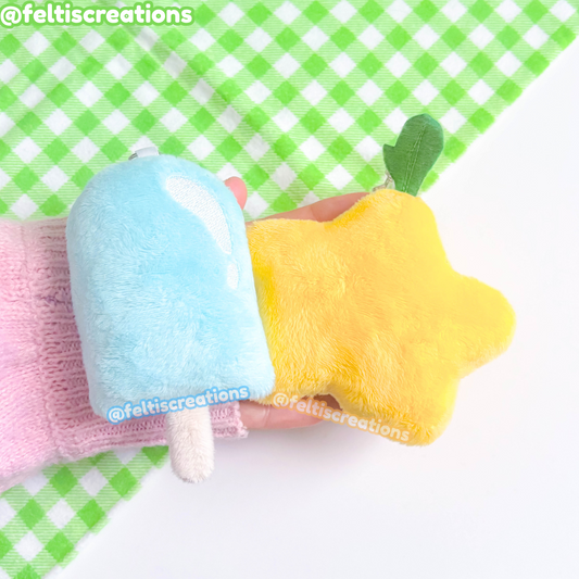 Paopu Fruit + Sea-Salt Ice Cream Plush Keychain