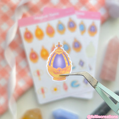 Magical Gems Sticker Sheet