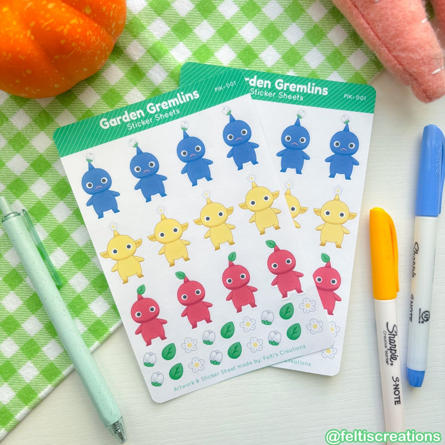 Garden Gremlins Sticker Sheet