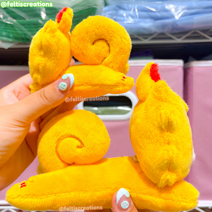 Patreon Vault - Fire Pom Mini Plush -  April 2026