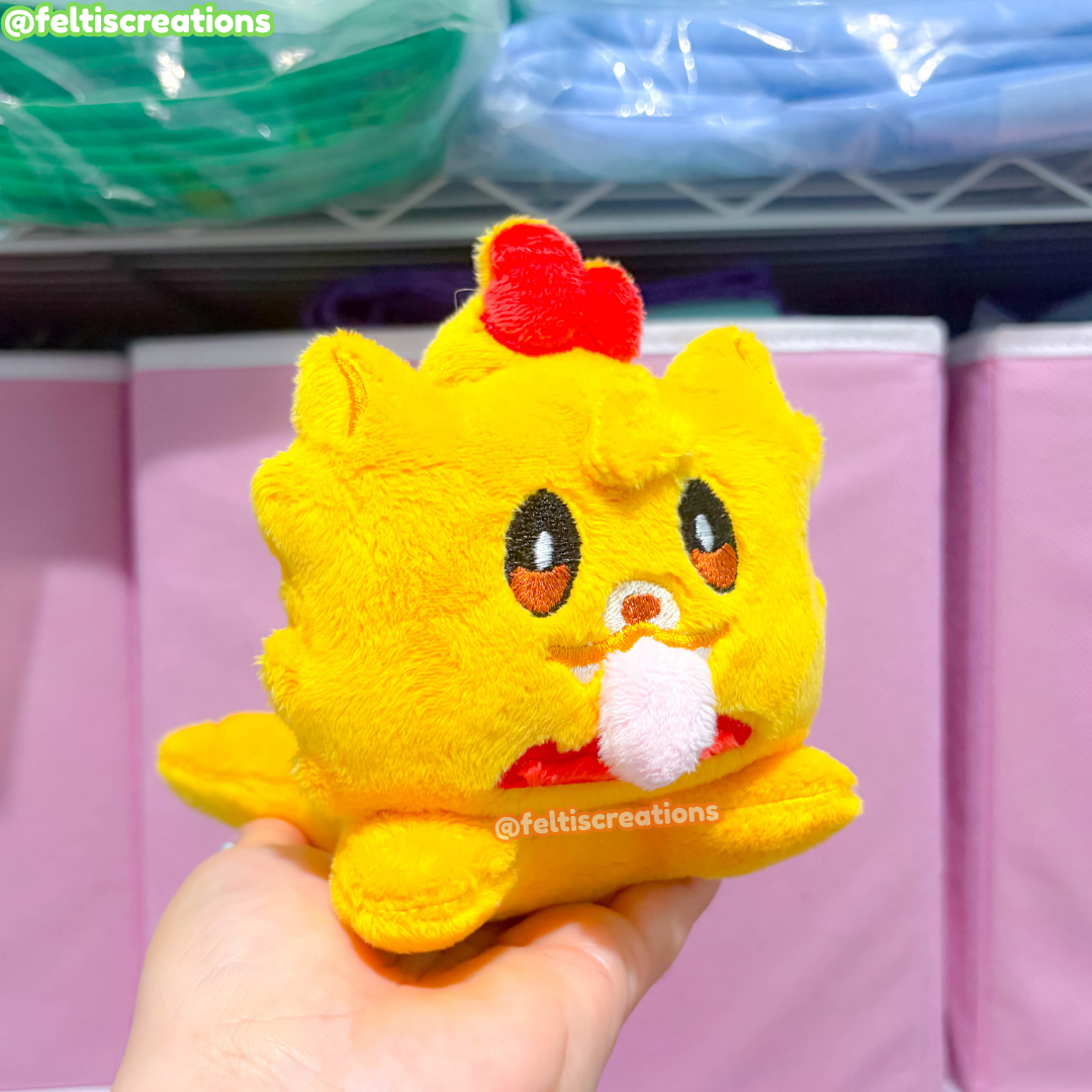 Patreon Vault - Fire Pom Mini Plush -  April 2026