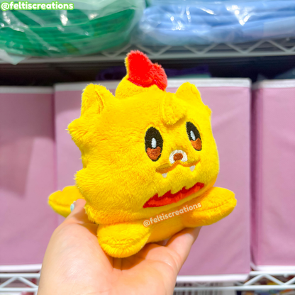 Patreon Vault - Fire Pom Mini Plush -  April 2026