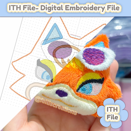 Audie ITH -  EMBROIDERY FILE - 4x4