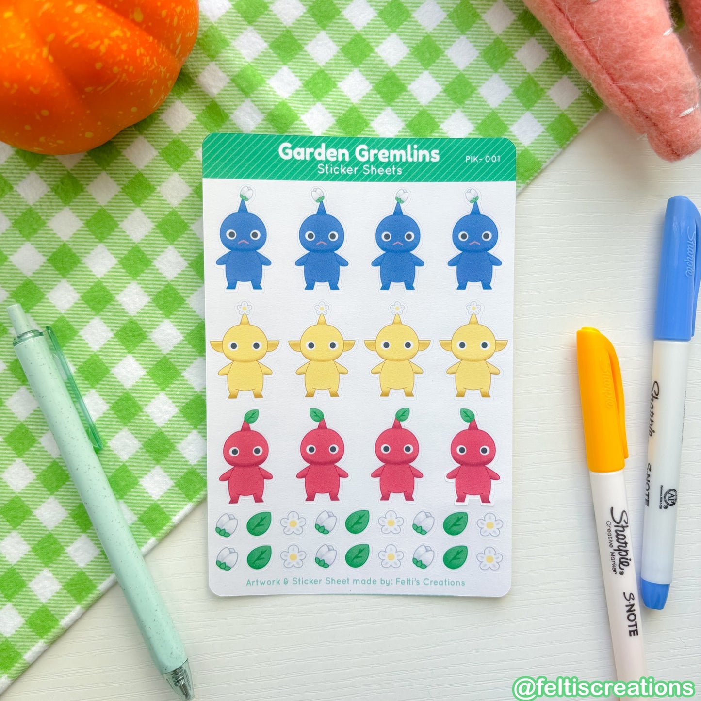 Garden Gremlins Sticker Sheet