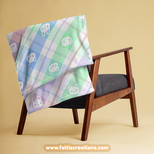 Plushies Buffalo Plaid Throw Blanket