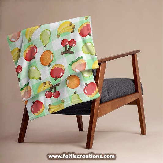 Fruity Smoothie Throw Blanket