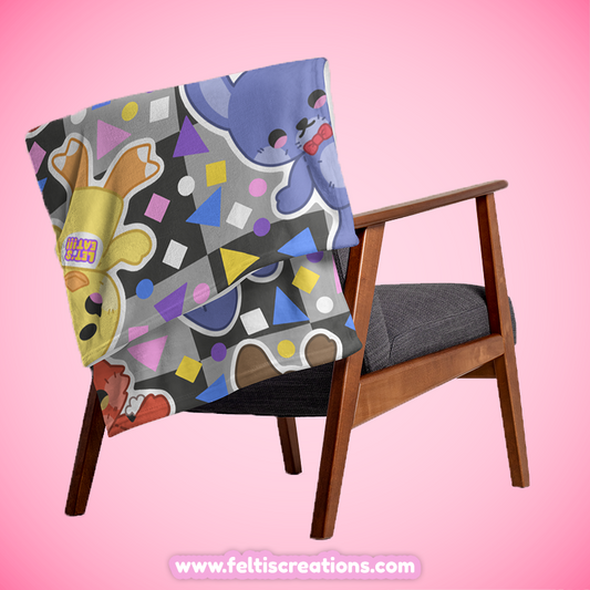 Animatronic Party Throw Blanket