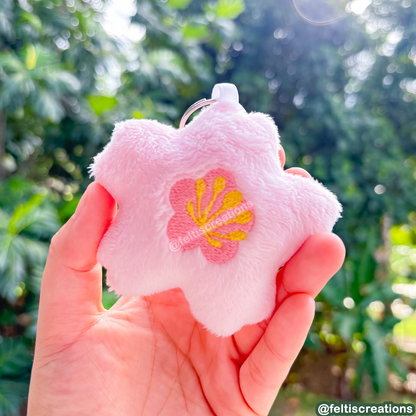 Patreon Vault - Cherry Blossom Plush Keychain -  Feb 2024
