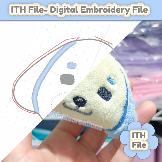 Daisy ITH -  EMBROIDERY FILE - 4x4