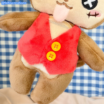 Button Pals Plushies- Pirate Gummy Monkey