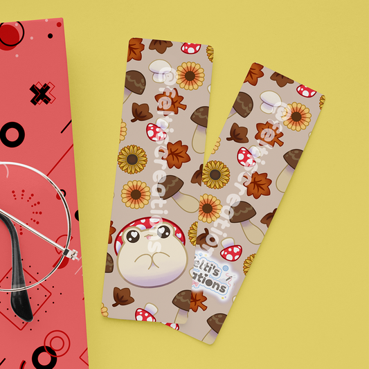 Fall Shroom Frog Bookmark