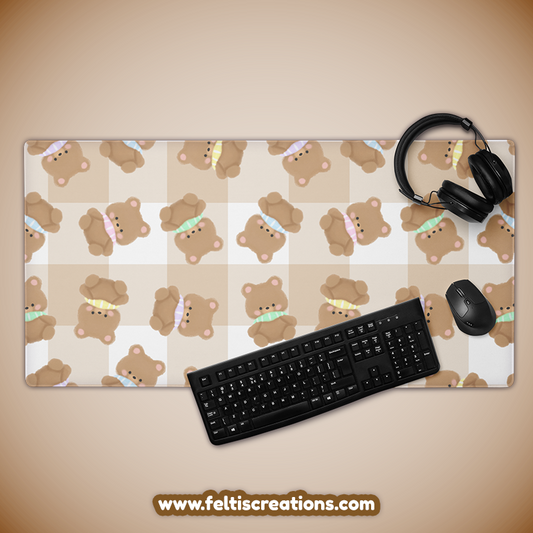 Scarf Teddy Gaming Mouse Pad copy