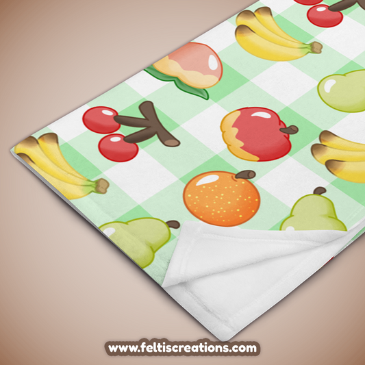 Fruity Smoothie Throw Blanket
