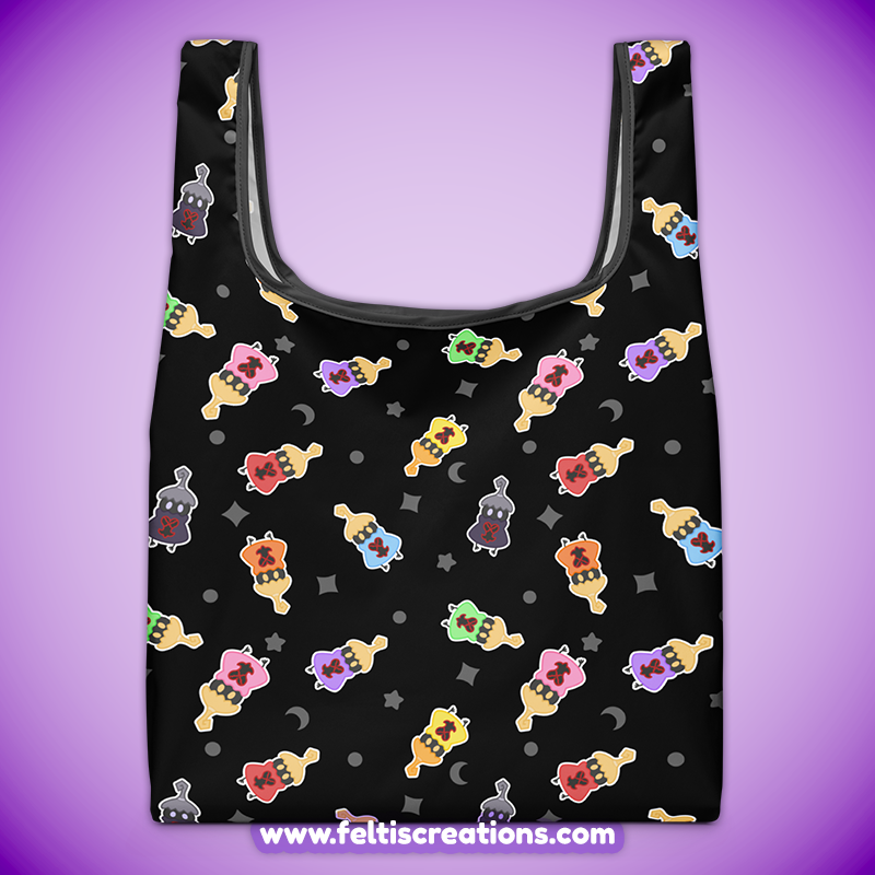 Colorful Heartless Shopping Bag