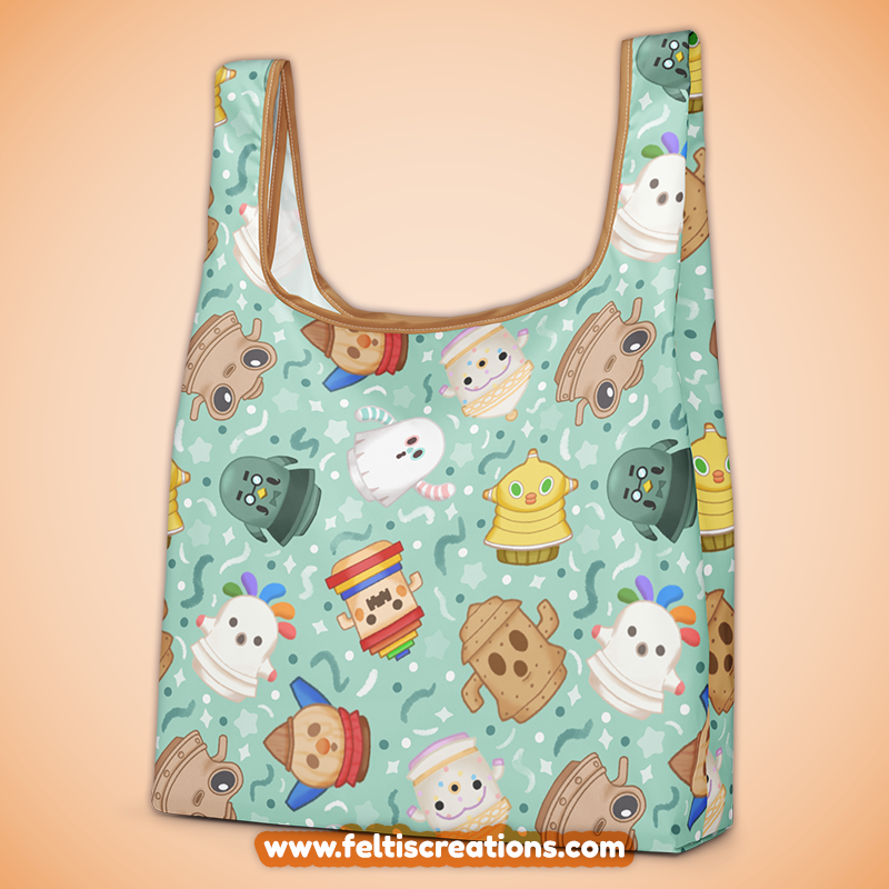 Gyroid Cafe Shopping Bag