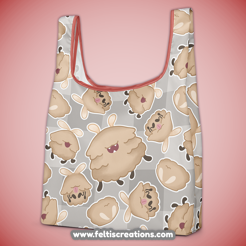 Fluffy Fleas Shopping Bag