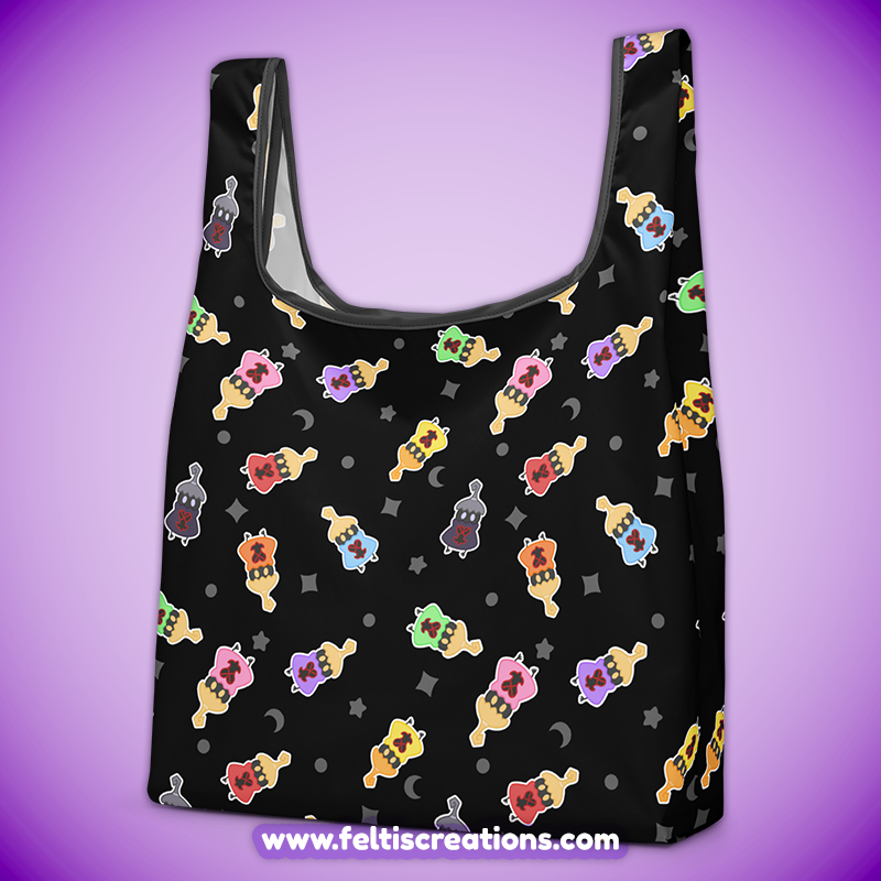 Colorful Heartless Shopping Bag