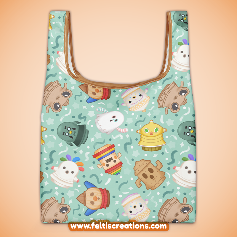 Gyroid Cafe Shopping Bag
