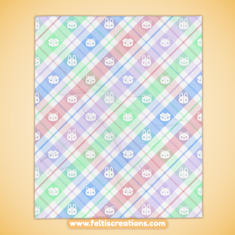 Plushies Buffalo Plaid Throw Blanket