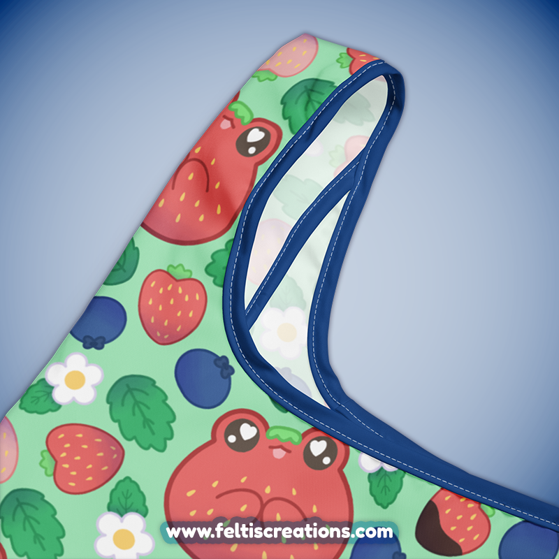 Strawberry Frog Shopping Bag