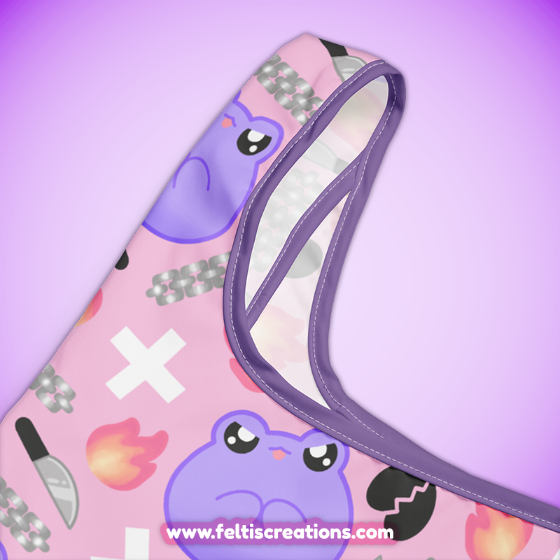 Knife Frog Shopping Bag