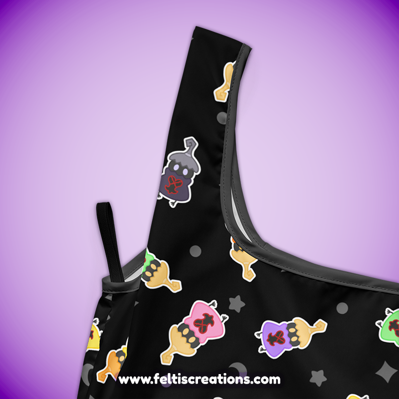 Colorful Heartless Shopping Bag