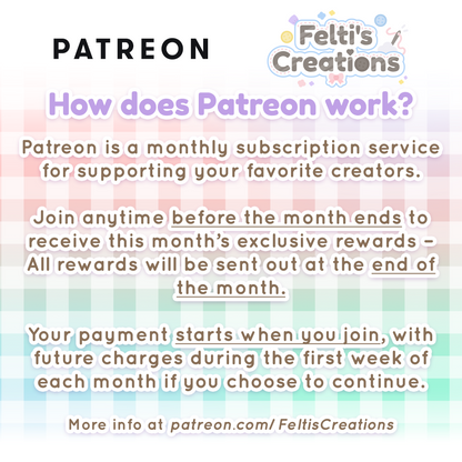Patreon Vault - Audie Plush Keychain -  August 2025