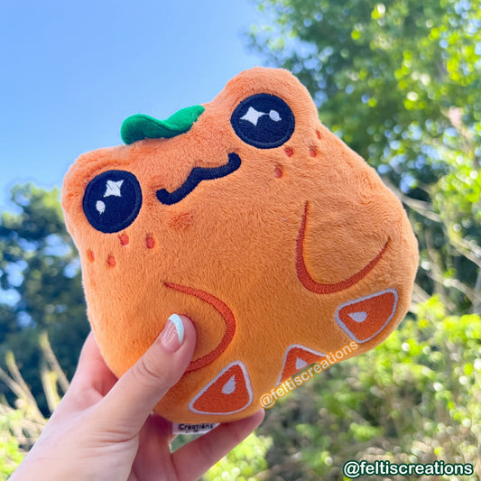 Orenji the Orange Frog Plush