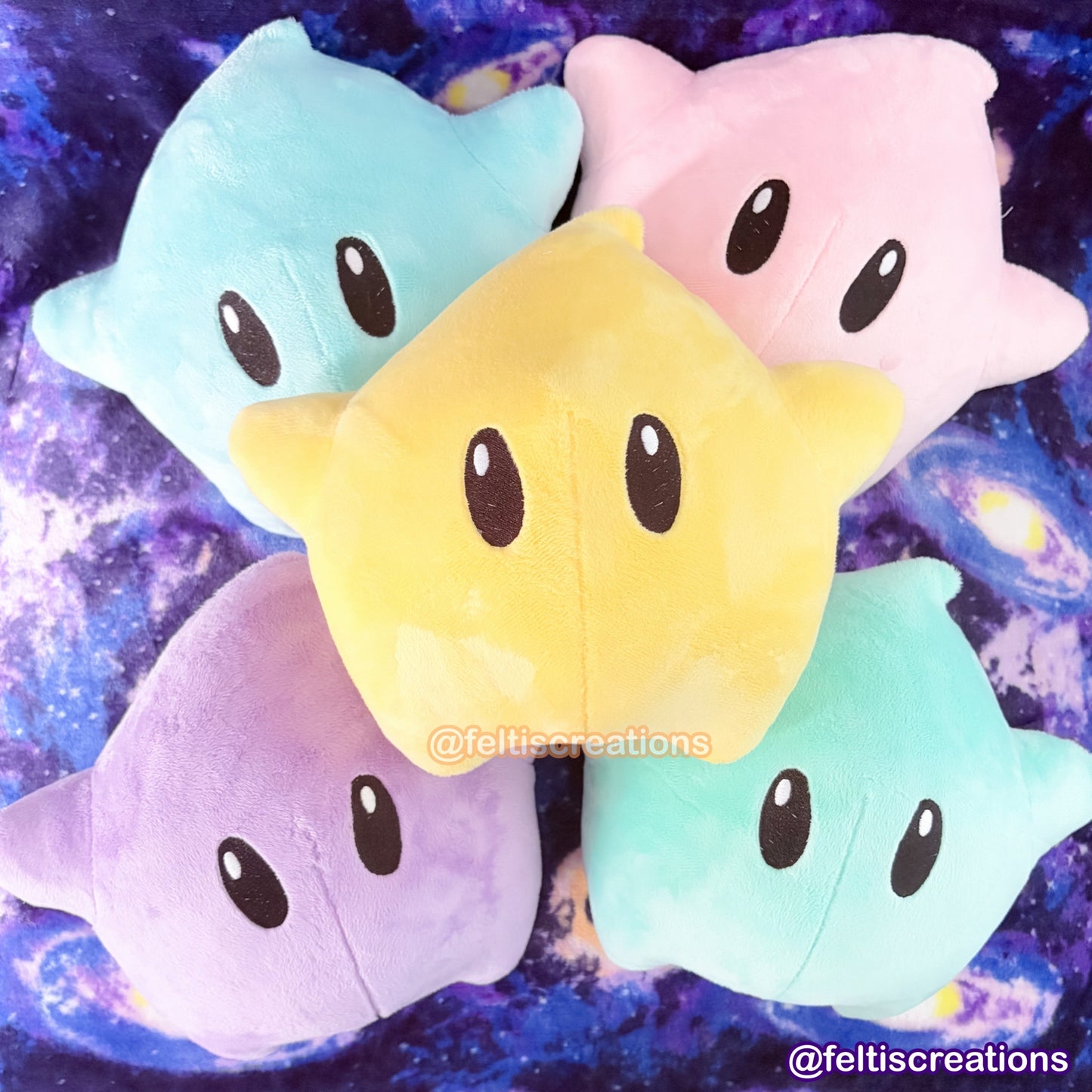 Colorful Stars Plushies