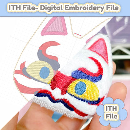 Kabuki ITH -  EMBROIDERY FILE - 4x4