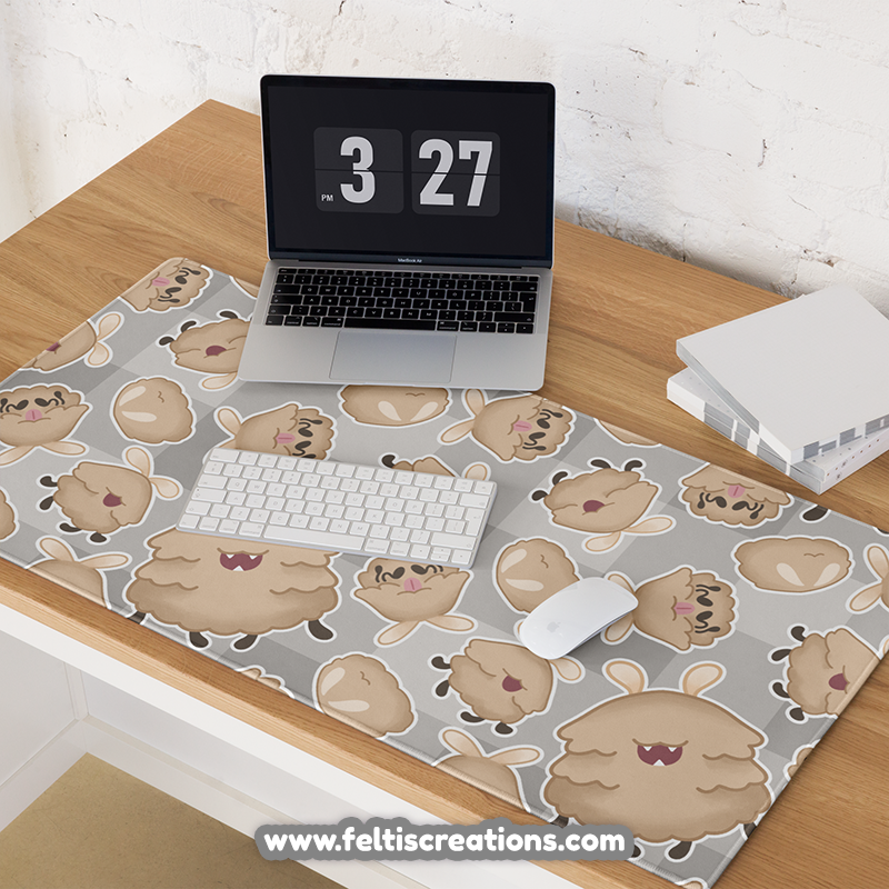 Fluffy Fleas Gaming Mouse Pad