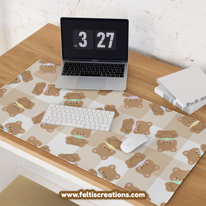 Scarf Teddy Gaming Mouse Pad copy