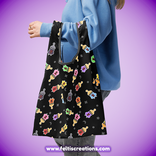 Colorful Heartless Shopping Bag