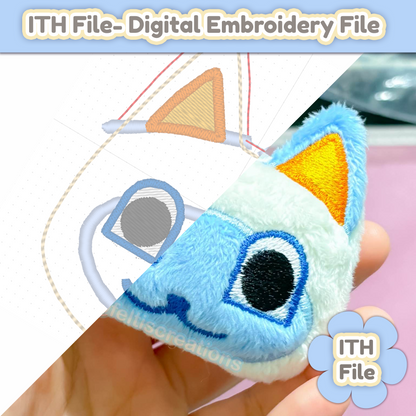 Mitzi ITH -  EMBROIDERY FILE - 4x4