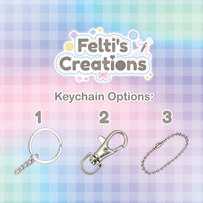 Leaf, Fossil, Pitfall Plush Keychain
