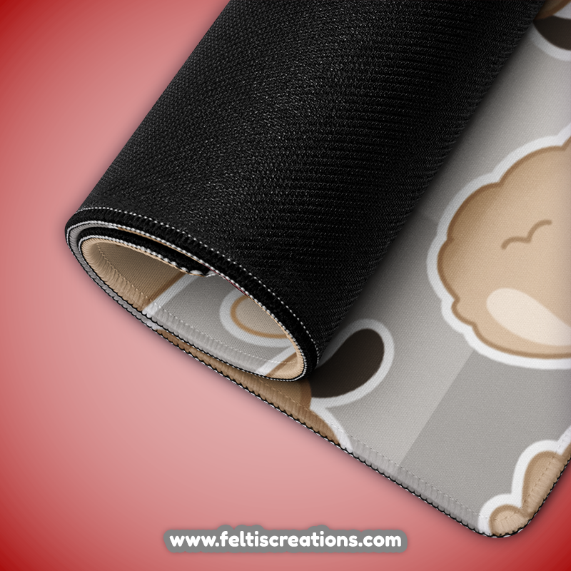 Fluffy Fleas Gaming Mouse Pad